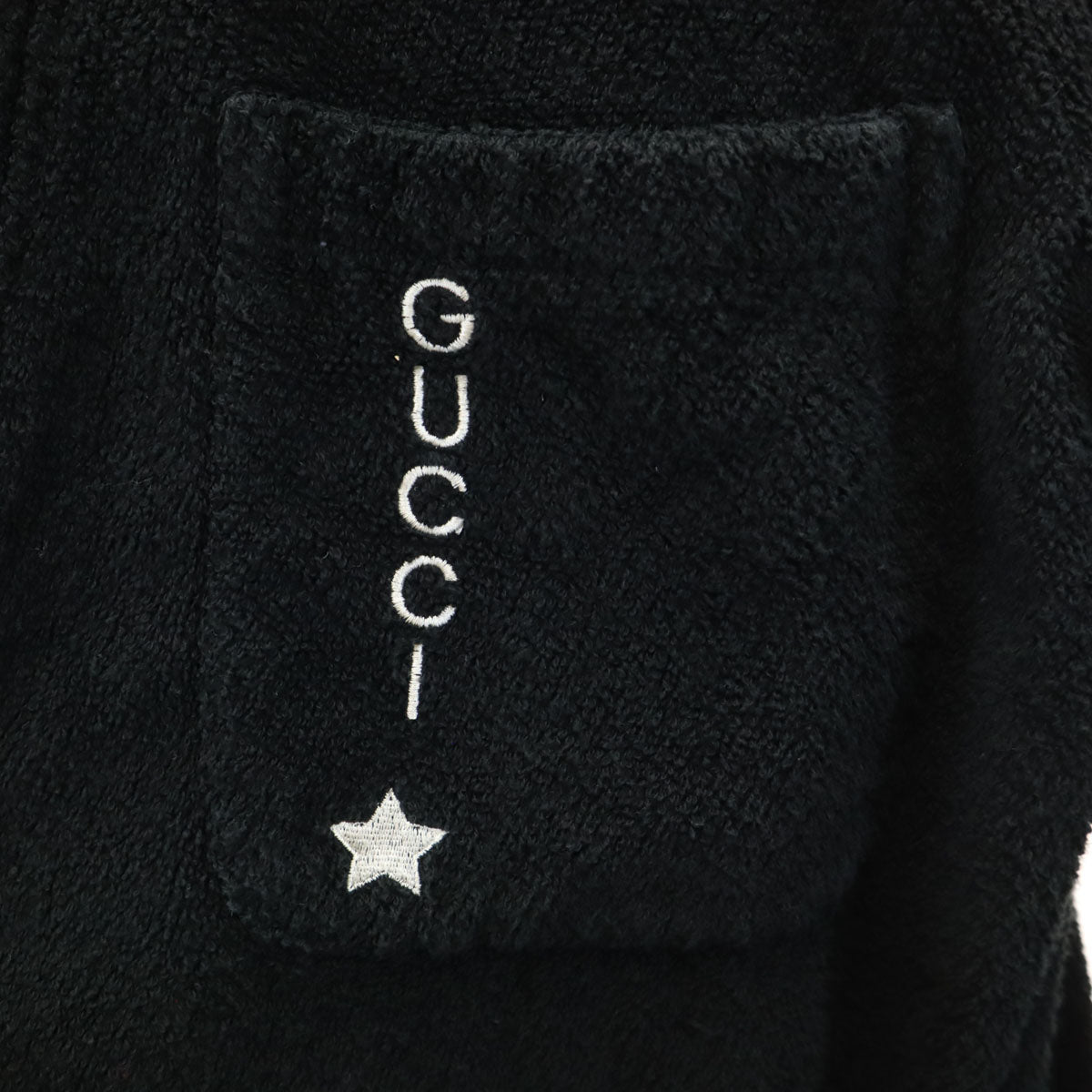 GUCCI グッチ ベルギー製 ガウン ブラック ルームウェア メンズ