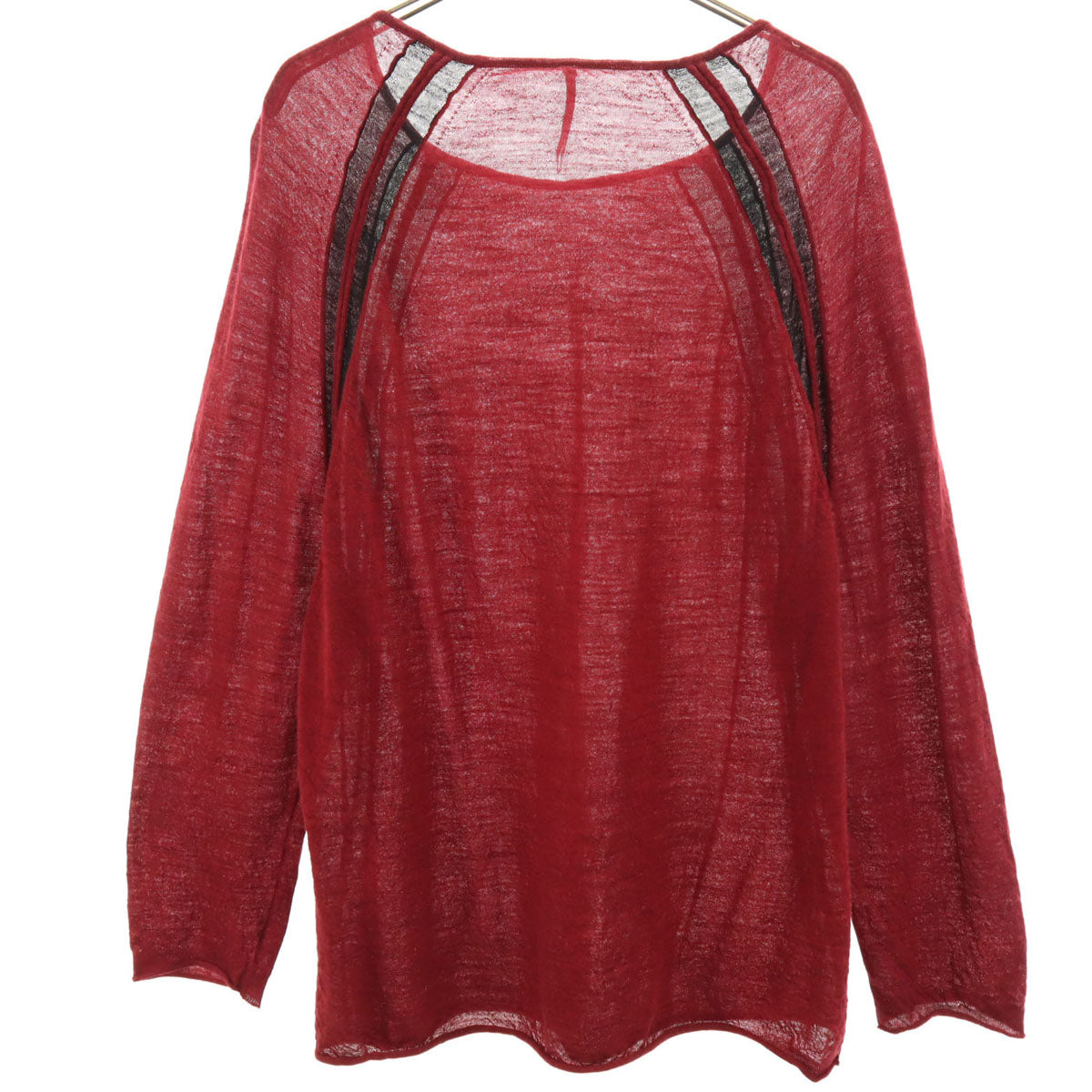 LIVIANA CONTI リビアナコンティ イタリア製 長袖 ニット レッド レディース