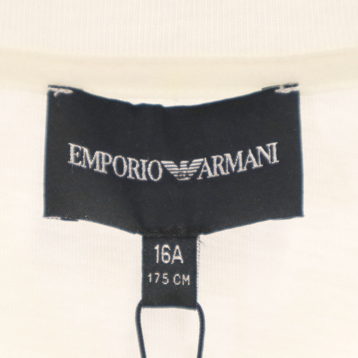 未使用 Emporio Armani エンポリオアルマーニ 長袖 Tシャツ 16A ホワイト ロンT キッズ