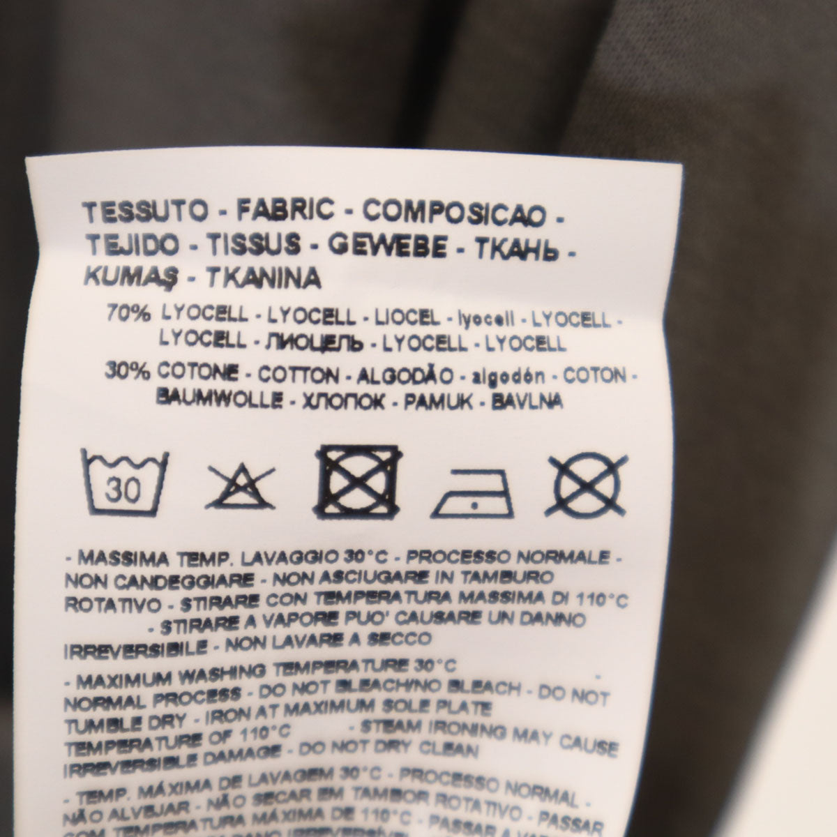 未使用 Emporio Armani エンポリオアルマーニ ベア 長袖 Tシャツ 16A グレー ロンT アニマル クマ キッズ