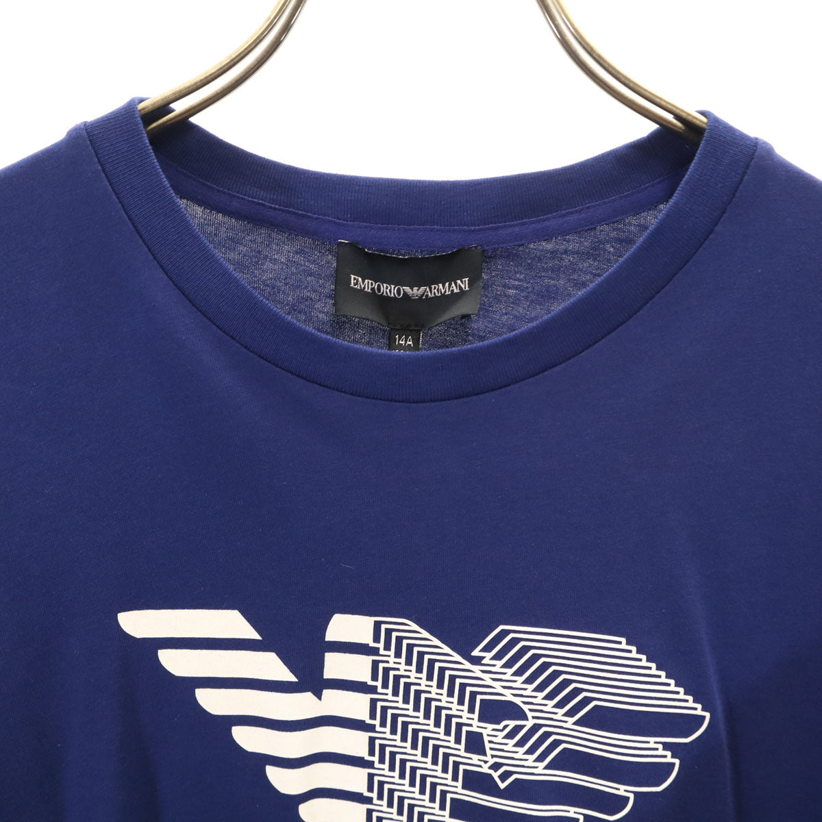 未使用 Emporio Armani エンポリオアルマーニ 長袖 Tシャツ 14A ネイビー ロンT キッズ