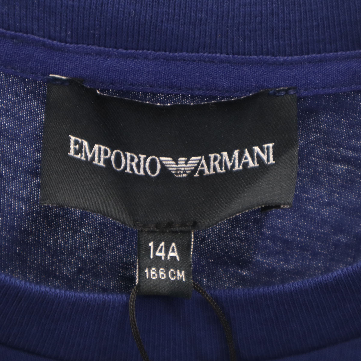 未使用 Emporio Armani エンポリオアルマーニ 長袖 Tシャツ 14A ネイビー ロンT キッズ