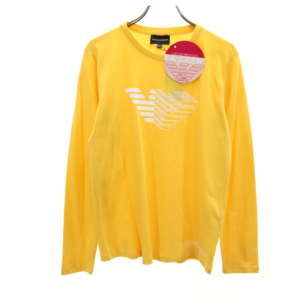 未使用 Emporio Armani エンポリオアルマーニ 長袖 Tシャツ 14A イエロー ロンT キッズ