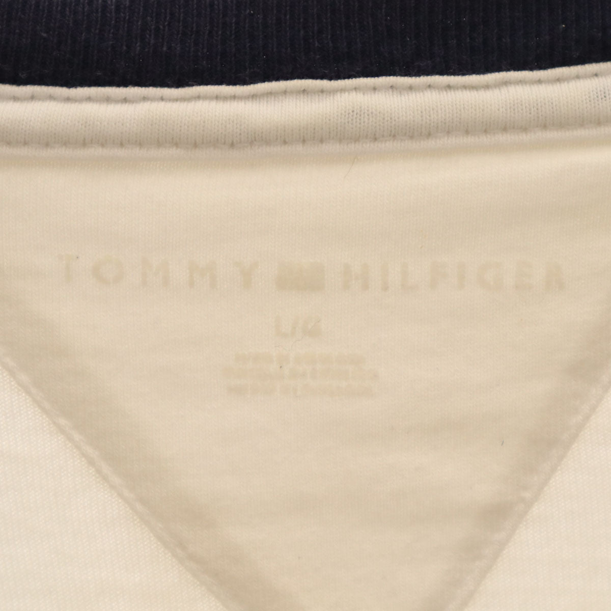 TOMMY HILFIGER トミーヒルフィガー 長袖 Tシャツ L ホワイト ロンT メンズ