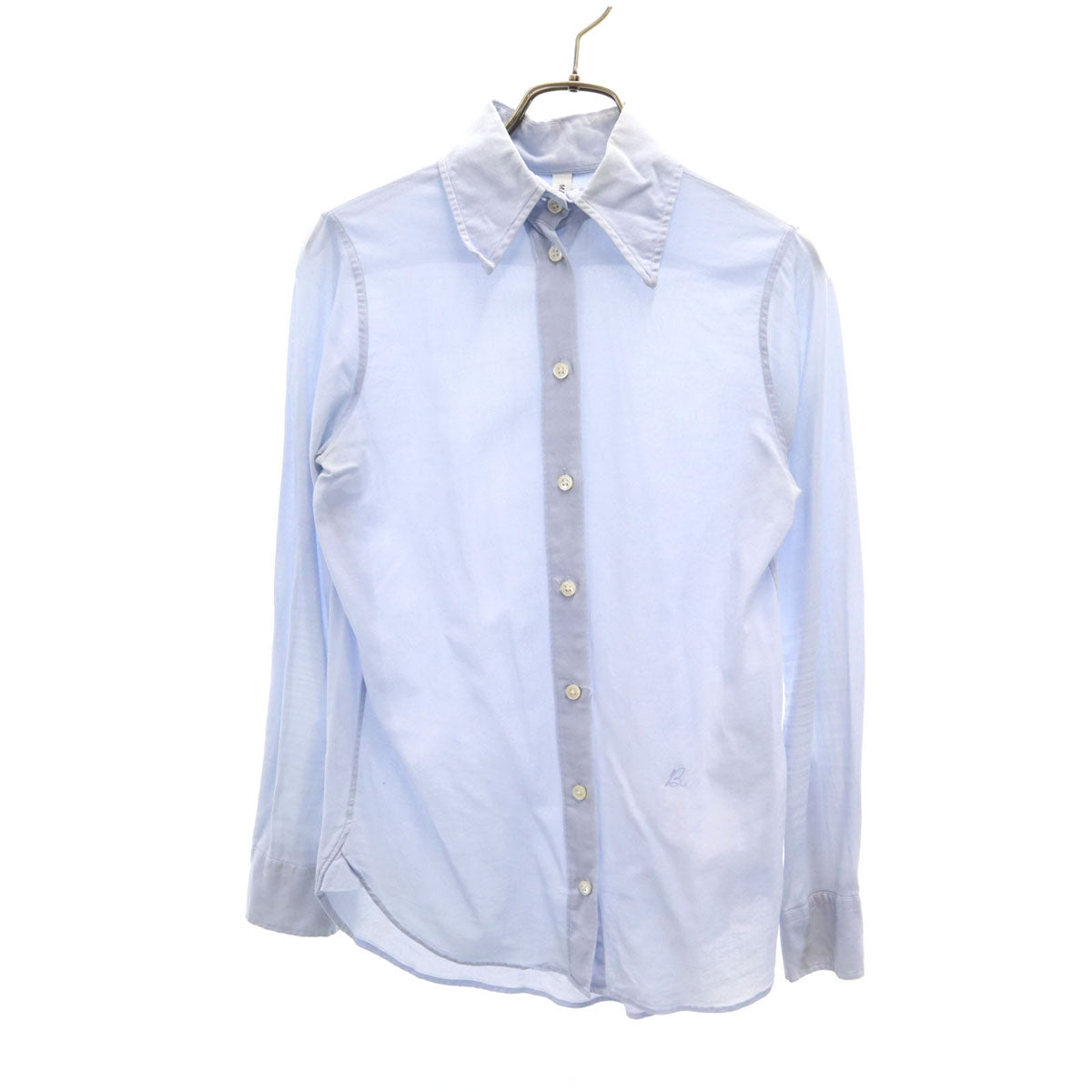 MADISON BLUE マディソンブルー 日本製 長袖 コットンシャツ 1 ブルー レディース