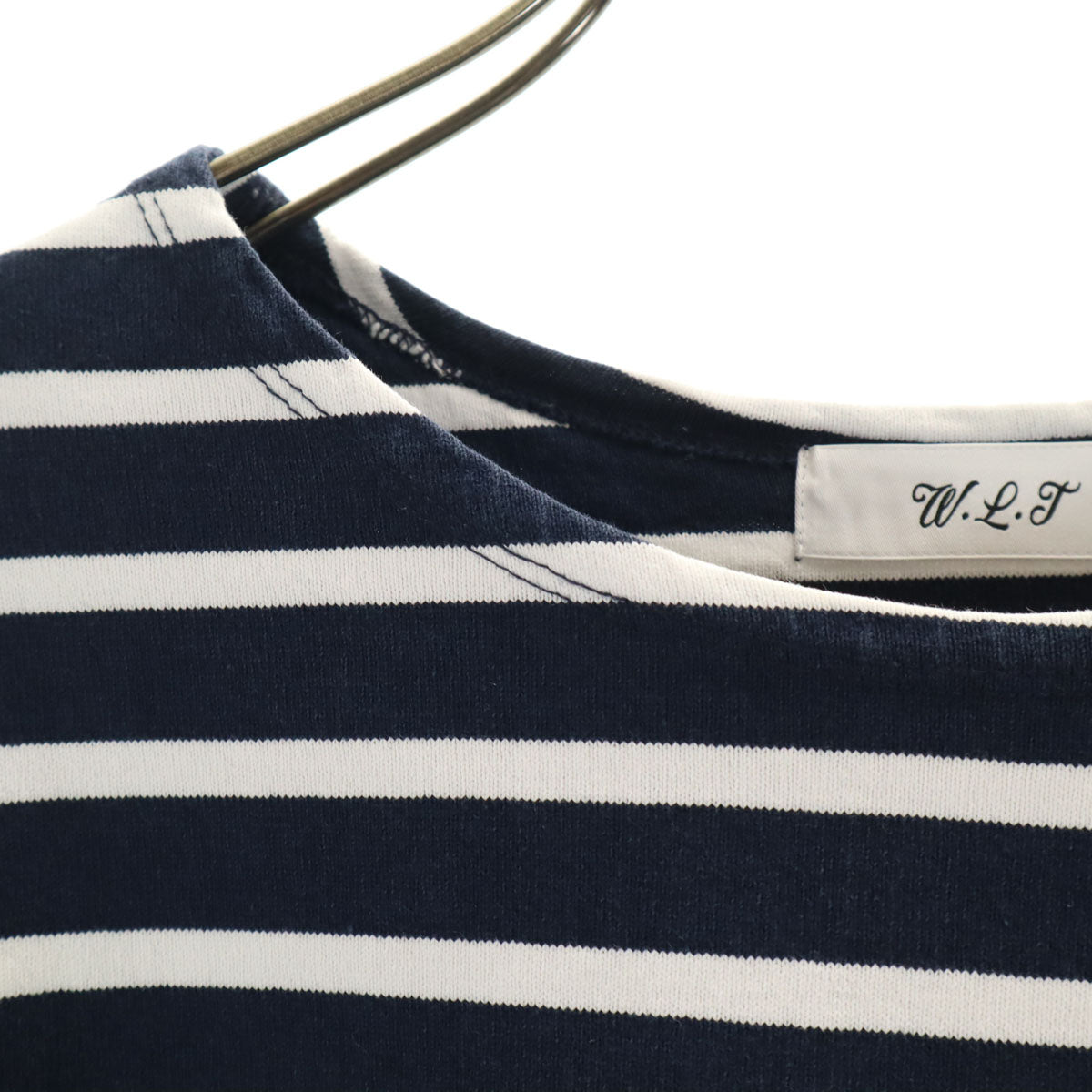 ワイルドライフテーラー ボーダー柄 長袖 カットソー L ネイビー メンズ