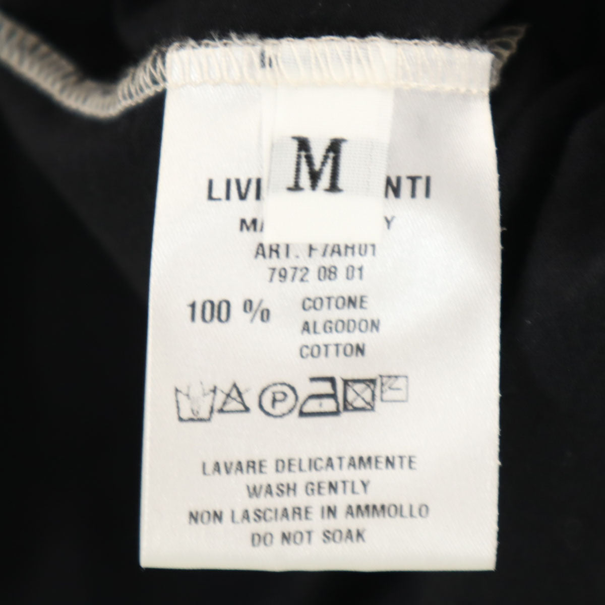 LIVIANA CONTI リビアナコンティ イタリア製 長袖 カットソー M ブラック レディース