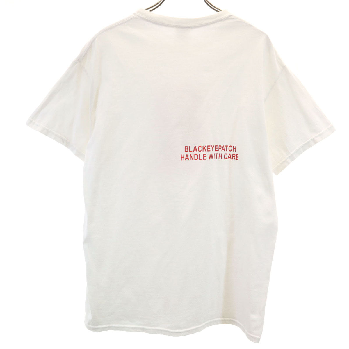 THE BLACK EYE PATCH ブラックアイパッチ 取扱注意 半袖 Tシャツ M ホワイト メンズ