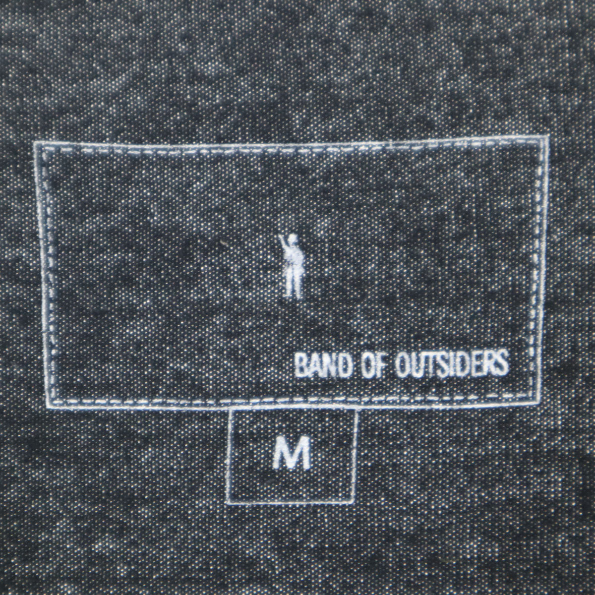 Mackintosh マッキントッシュ BAND OF OUTSIDERS バンド オブ アウトサイダーズ コラボ 日本製 半袖 Tシャツ M ブラック メンズ