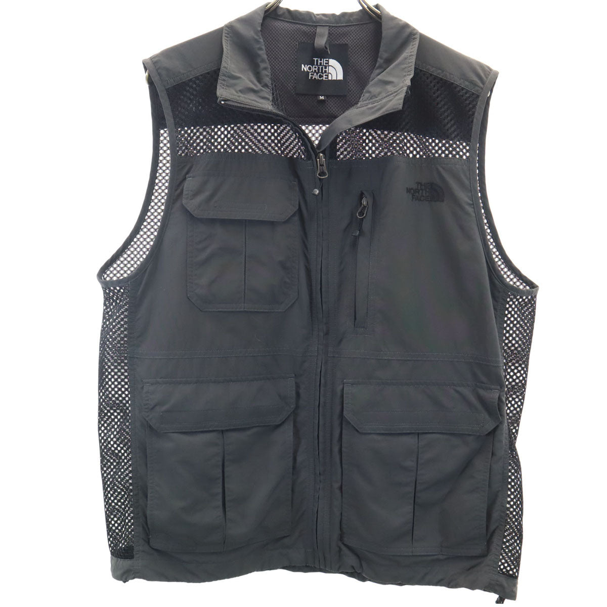THE NORTH FACE ノースフェイス トレッカー メッシュ ベスト M チャコールグレー SFC-27 アウトドア メンズ
