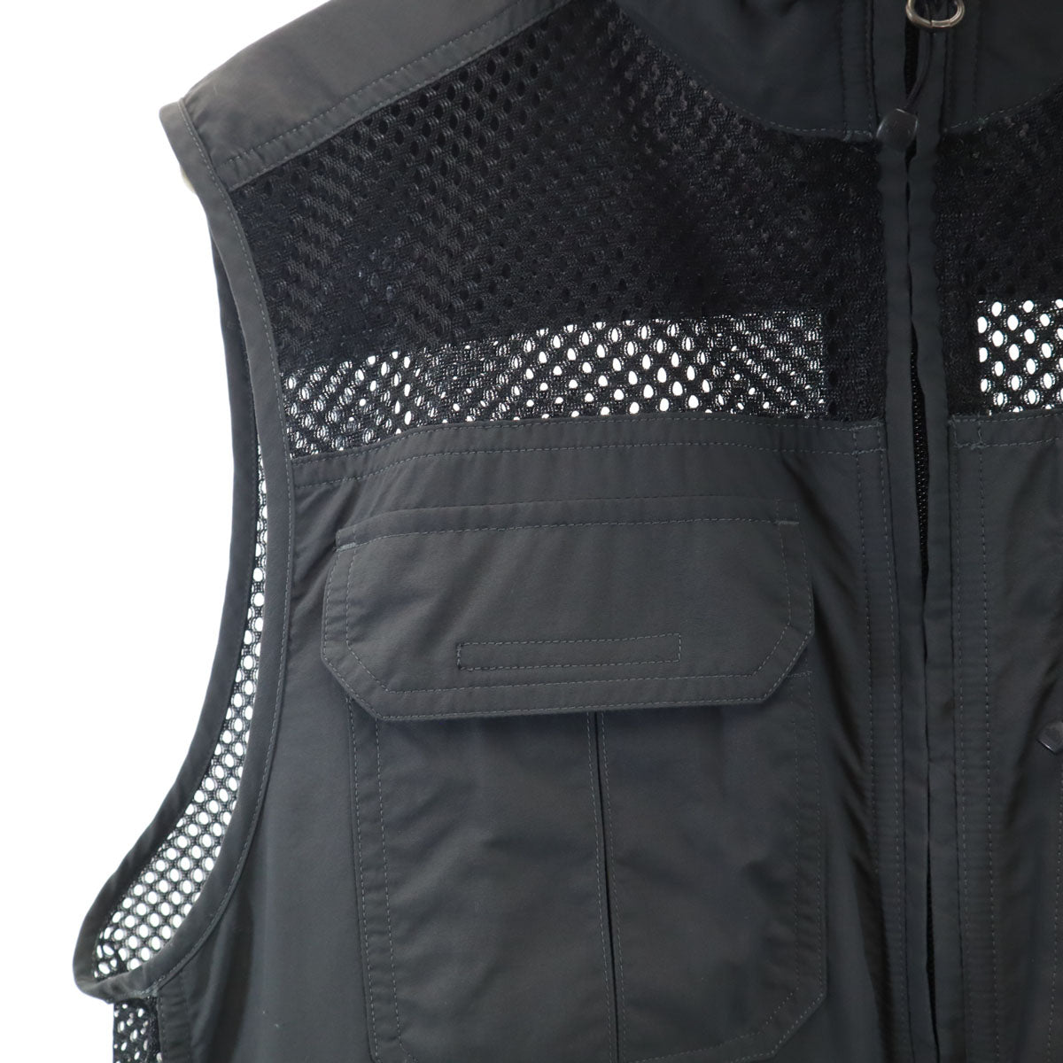 THE NORTH FACE ノースフェイス トレッカー メッシュ ベスト M チャコールグレー SFC-27 アウトドア メンズ