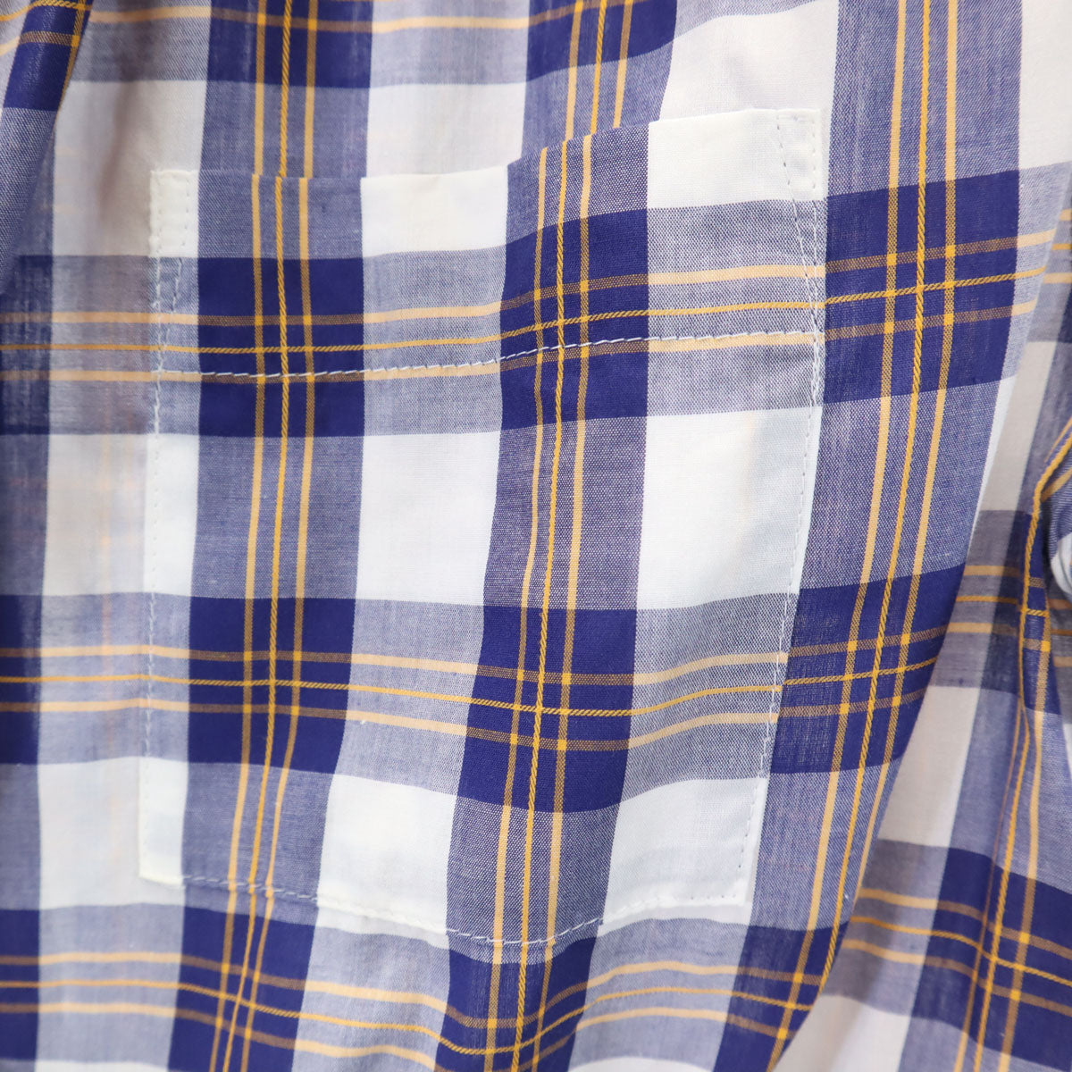 MACKINTOSH PHILOSOPHY マッキントッシュフィロソフィー チェック柄 半袖 ボタンダウン シャツワンピース 38 ホワイト レディース