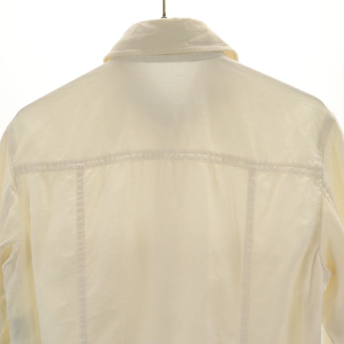 BURBERRY LONDON バーバリーロンドン 7分袖 ウエスタンシャツ 40 アイボリー 三陽商会 レディース