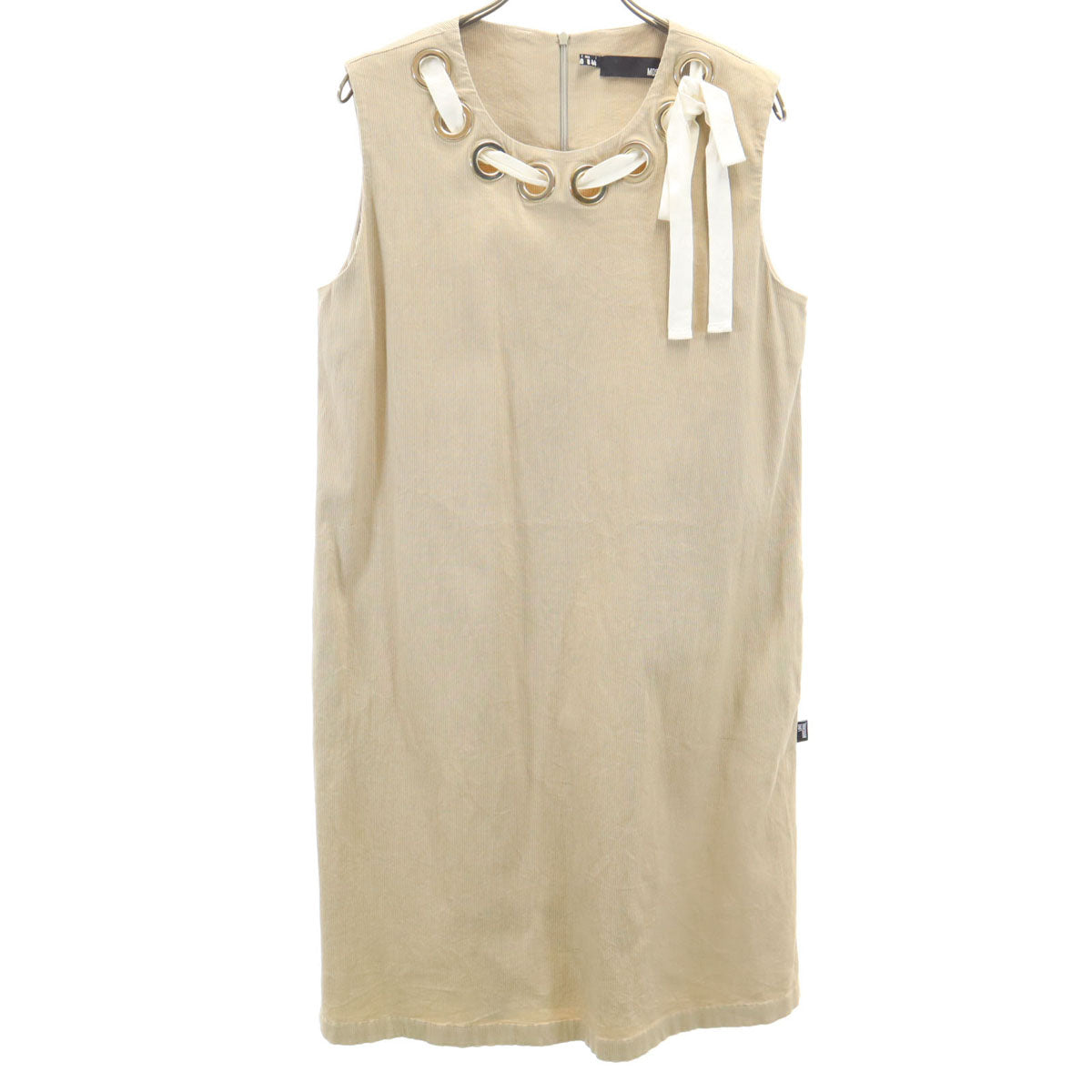 LOVEMOSCHINO ラブモスキーノ ノースリーブ ワンピース 44 ベージュ レディース