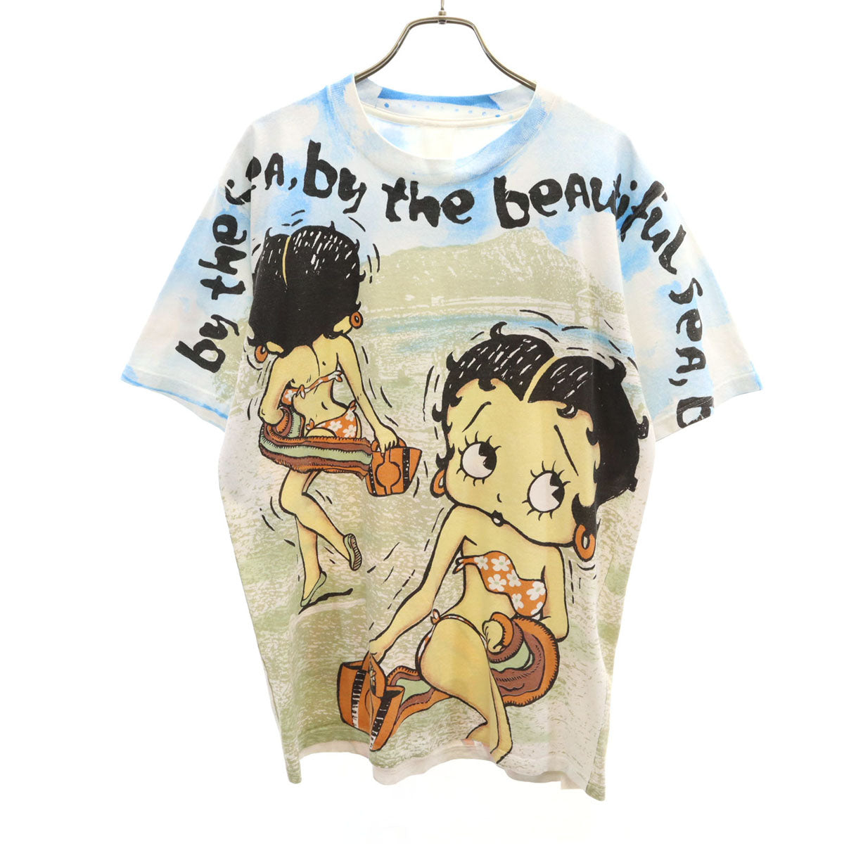 USA製 ベティ・ブープ 半袖 Tシャツ ホワイト BETTY BOOP メンズ