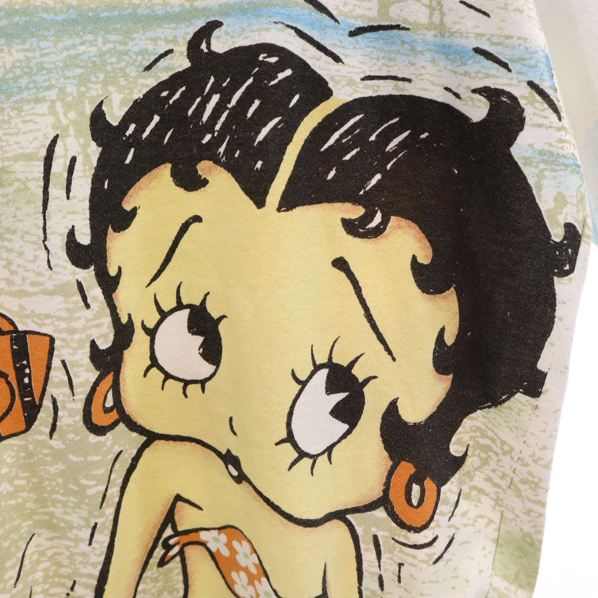 USA製 ベティ・ブープ 半袖 Tシャツ ホワイト BETTY BOOP メンズ