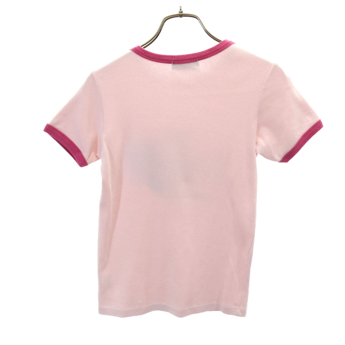 HYSTERIC GLAMOUR ヒステリックグラマー 日本製 半袖 リンガー Tシャツ FREE ピンク レディース