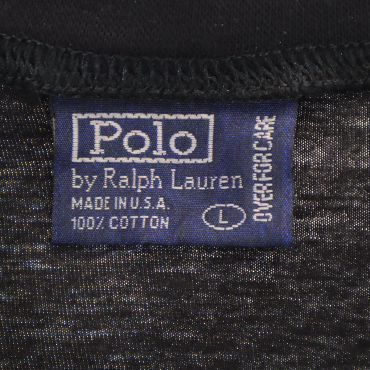 Polo by Ralph Lauren ポロバイラルフローレン 90s 00s USA製 オールド ポロベア 半袖 Tシャツ L ブラック メンズ