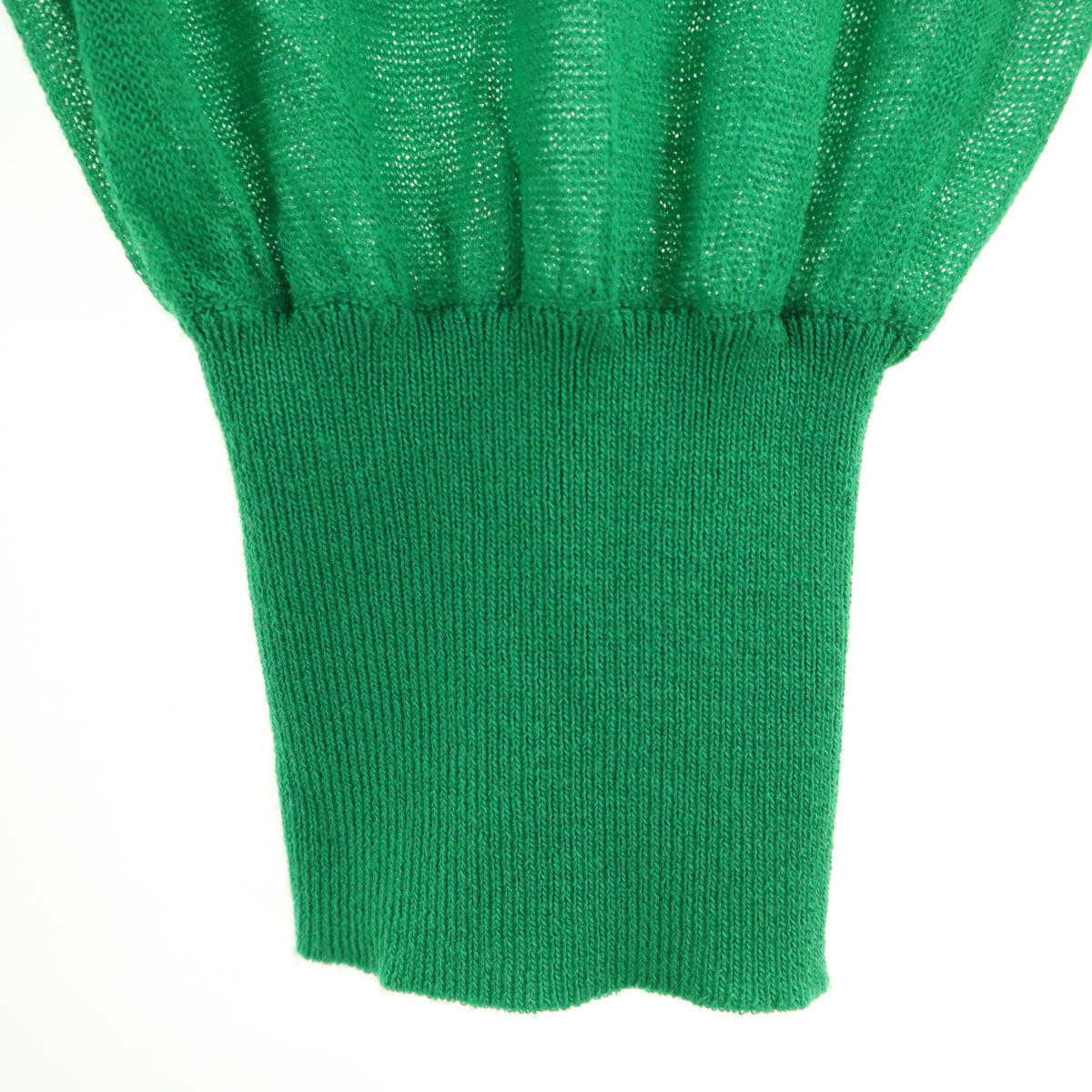 BEAMS HEART ビームスハート 長袖 ニットカーディガン グリーン レディース