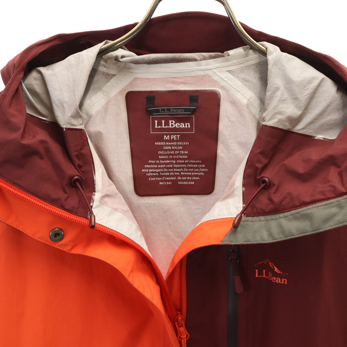 L.L.Bean エルエルビーン ジャケット M オレンジ アウトドア レディース