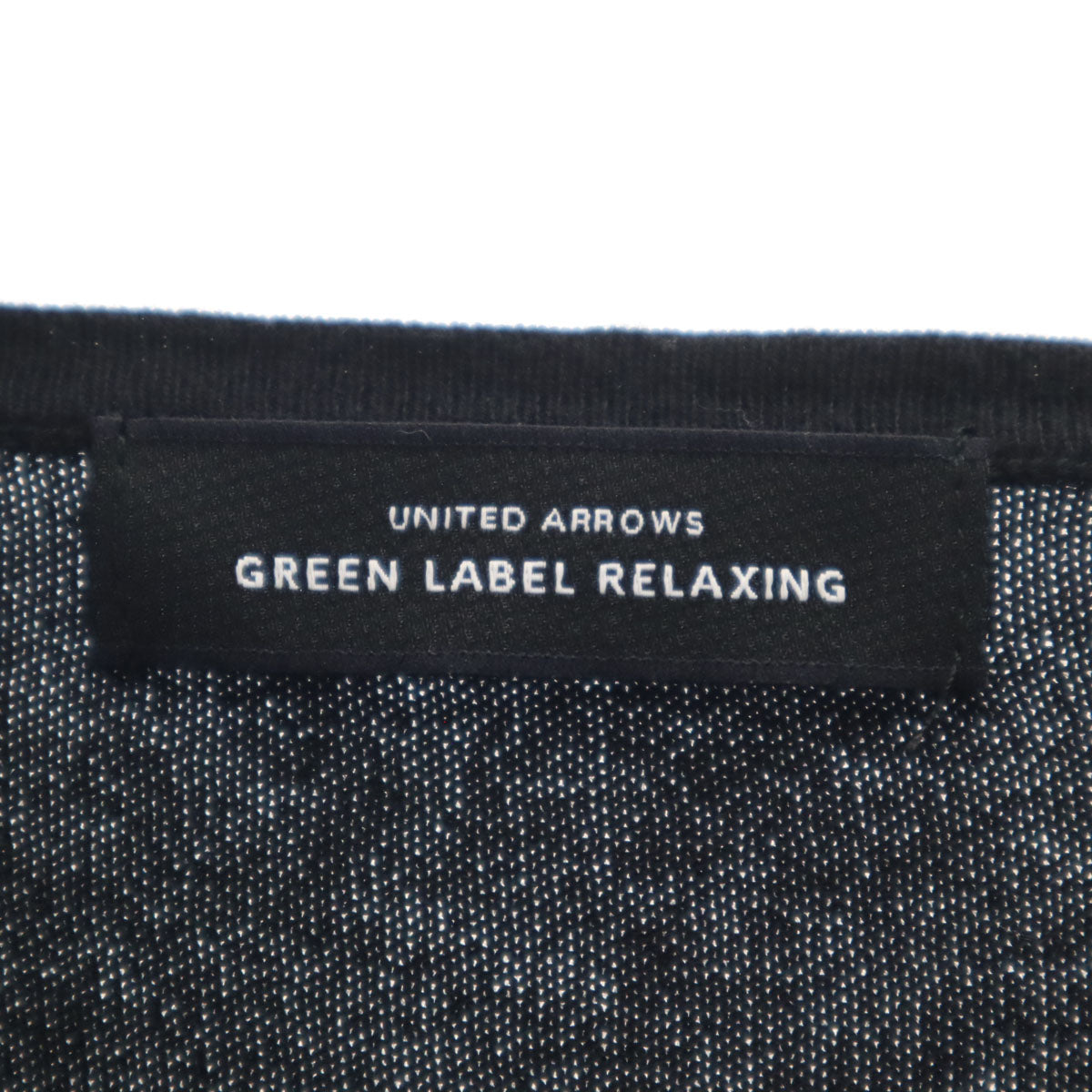 UNITED ARROWS GREEN LABEL RELAXING ユナイテッドアローズ グリーンレーベルリラクシング 長袖 Vネック ニット ブラック セーター レディース