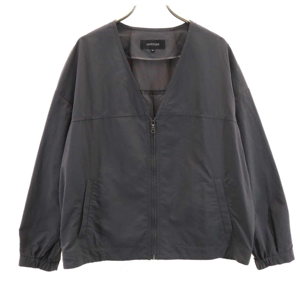 UNTITLED アンタイトル 長袖 ブルゾン 44 チャコールグレー ジャケット レディース