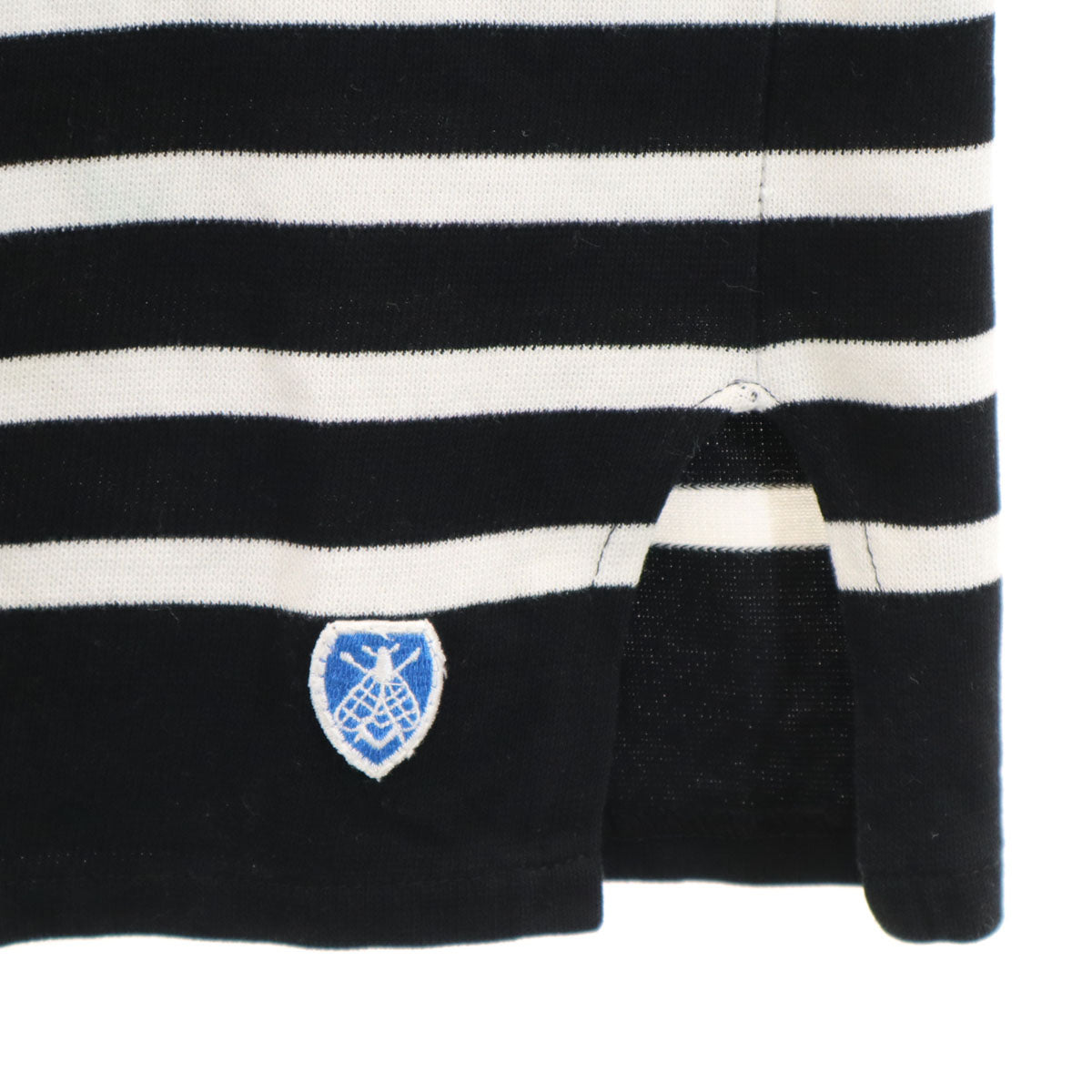 ORCIVAL オーシバル フランス製 ボーダー柄 長袖 ボートネック バスクシャツ ブラック レディース