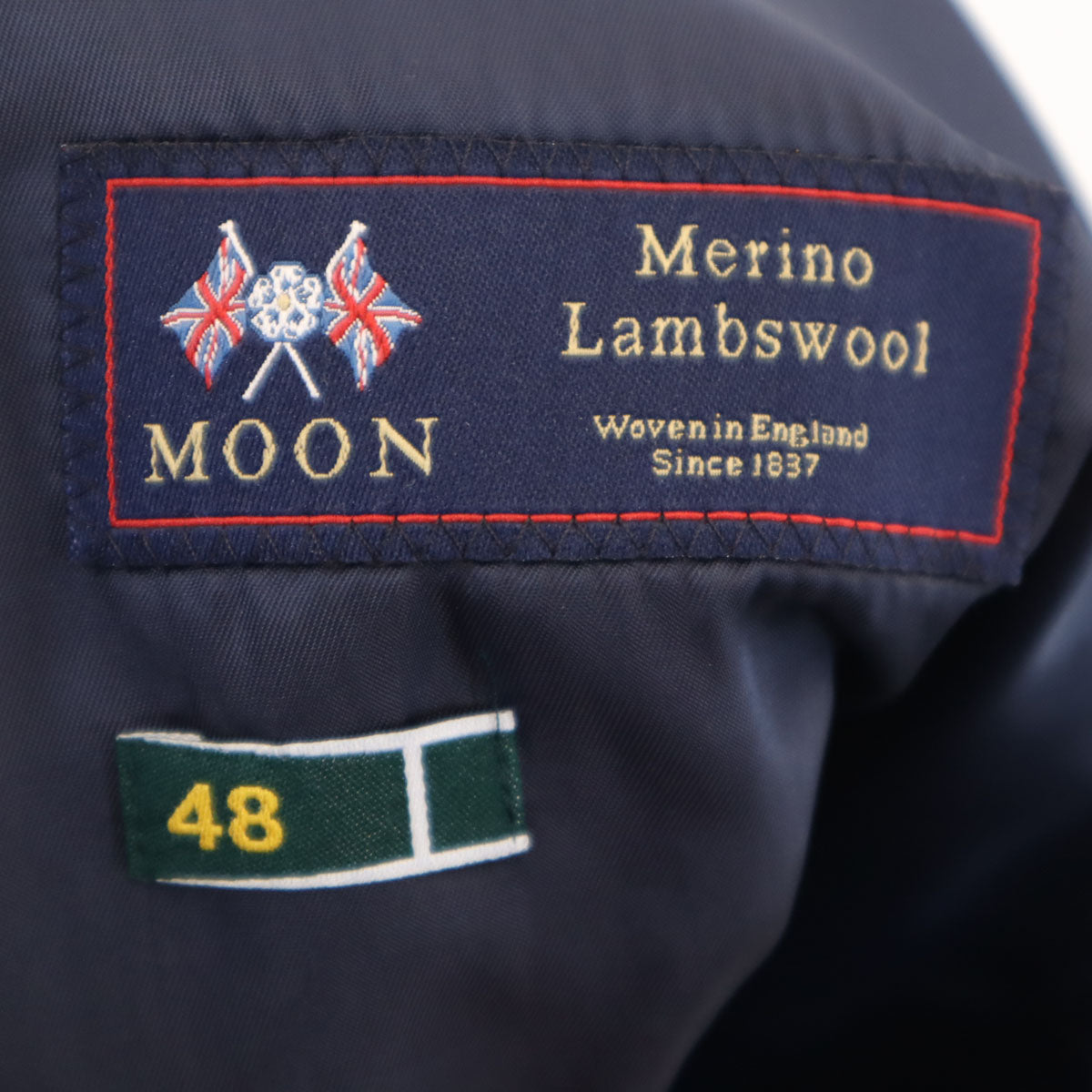 美品 ETONNE ANGELCO エトネ MOON生地 ジレベスト L ネイビー メンズ