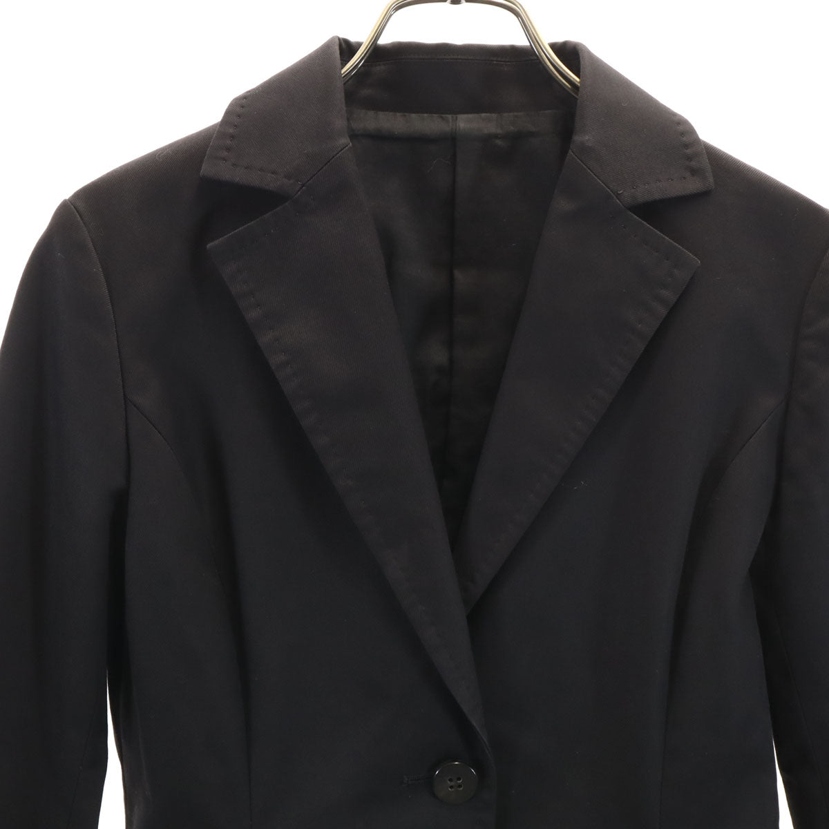 UNITED ARROWS ユナイテッドアローズ 日本製 テーラードジャケット 36 ブラック レディース
