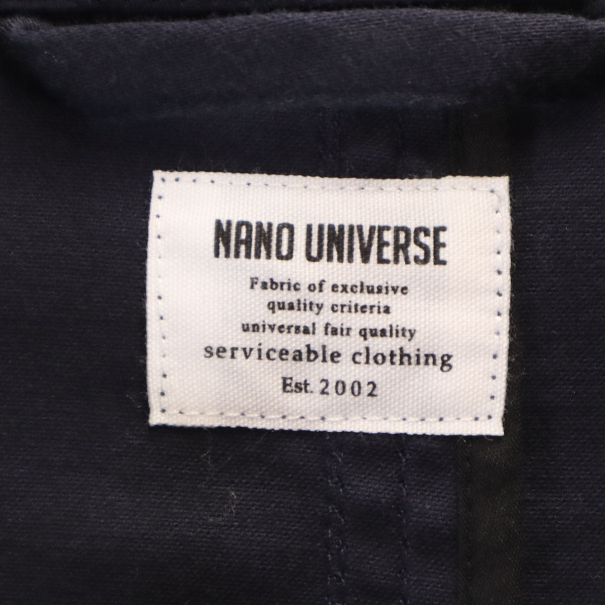 nano universe ナノユニバース ショップ コート XL ネイビー メンズ