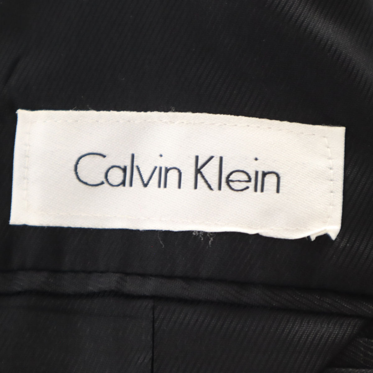 Calvin klein カルバンクライン スーツ 上下 セットアップ 42C/36 ブラック ハンガー付き メンズ