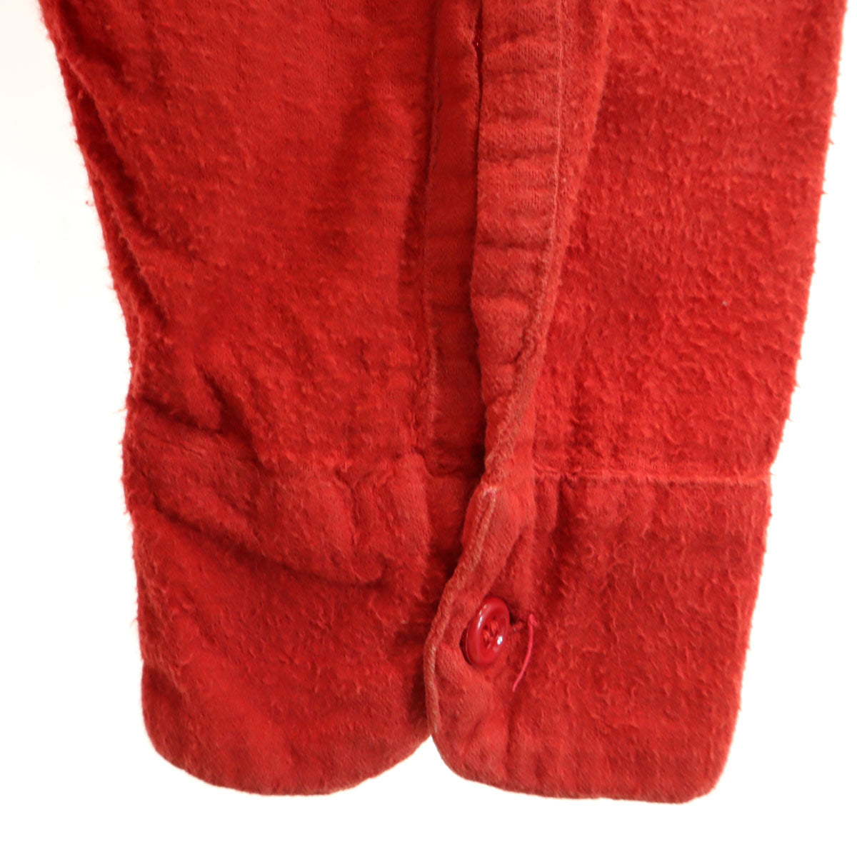 ビッグマイク 70s ヴィンテージ 長袖 コットンシャツ 17 レッド メンズ