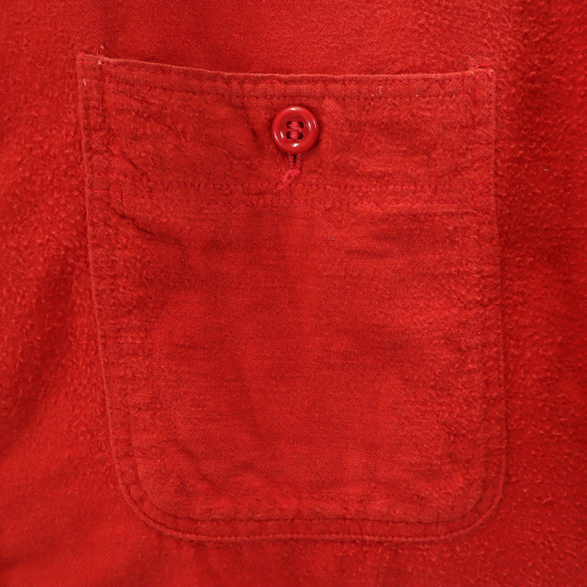 ビッグマイク 70s ヴィンテージ 長袖 コットンシャツ 17 レッド メンズ