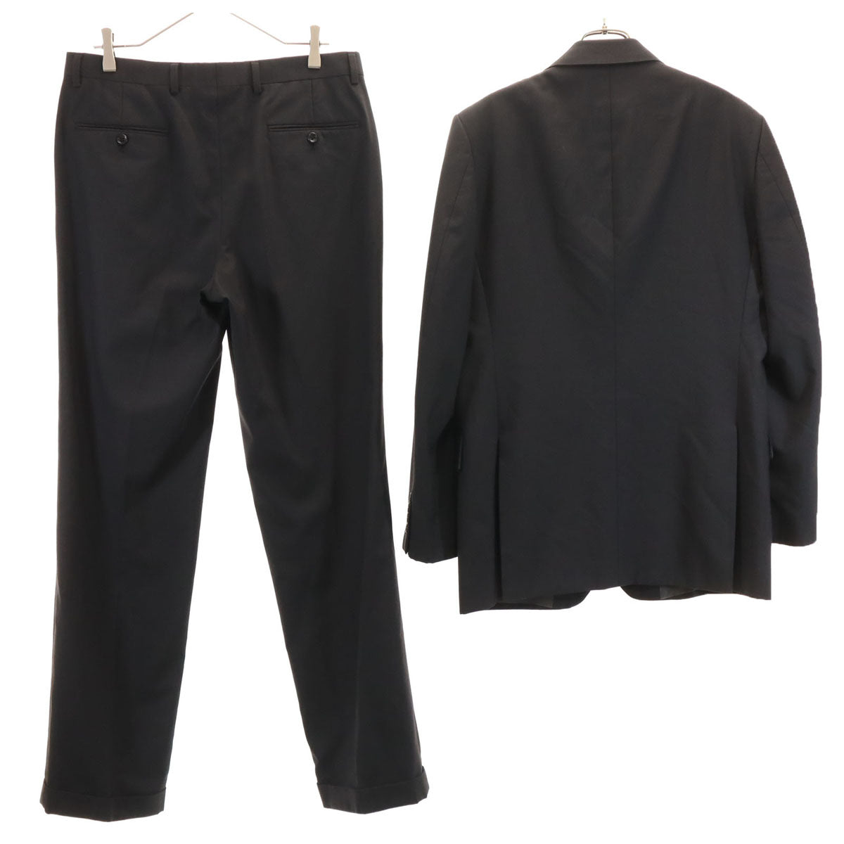 CK CALVIN KLEIN シーケーカルバンクライン スーツ 上下 セットアップ チャコールブラック メンズ