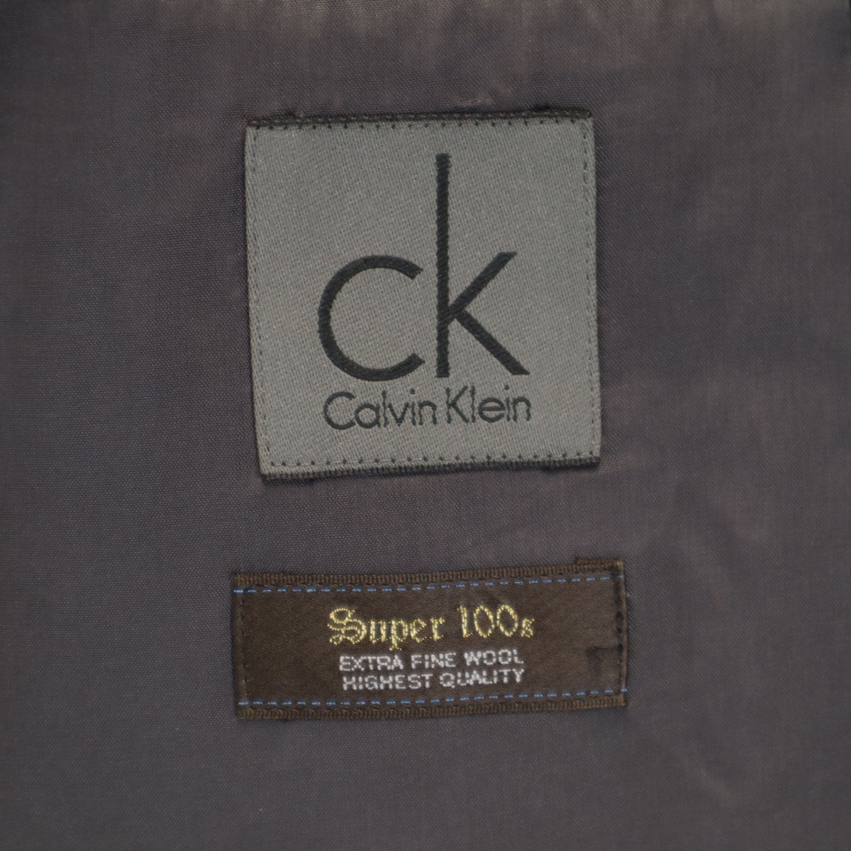 CK CALVIN KLEIN シーケーカルバンクライン スーツ 上下 セットアップ チャコールブラック メンズ