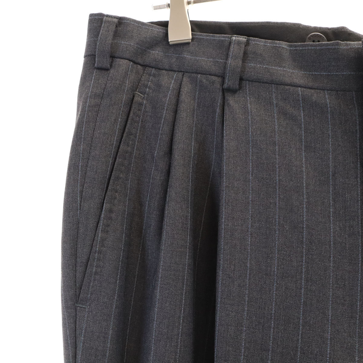 Brooks Brothers ブルックスブラザーズ ストライプ柄 スーツ 上下 セットアップ チャコールグレー メンズ