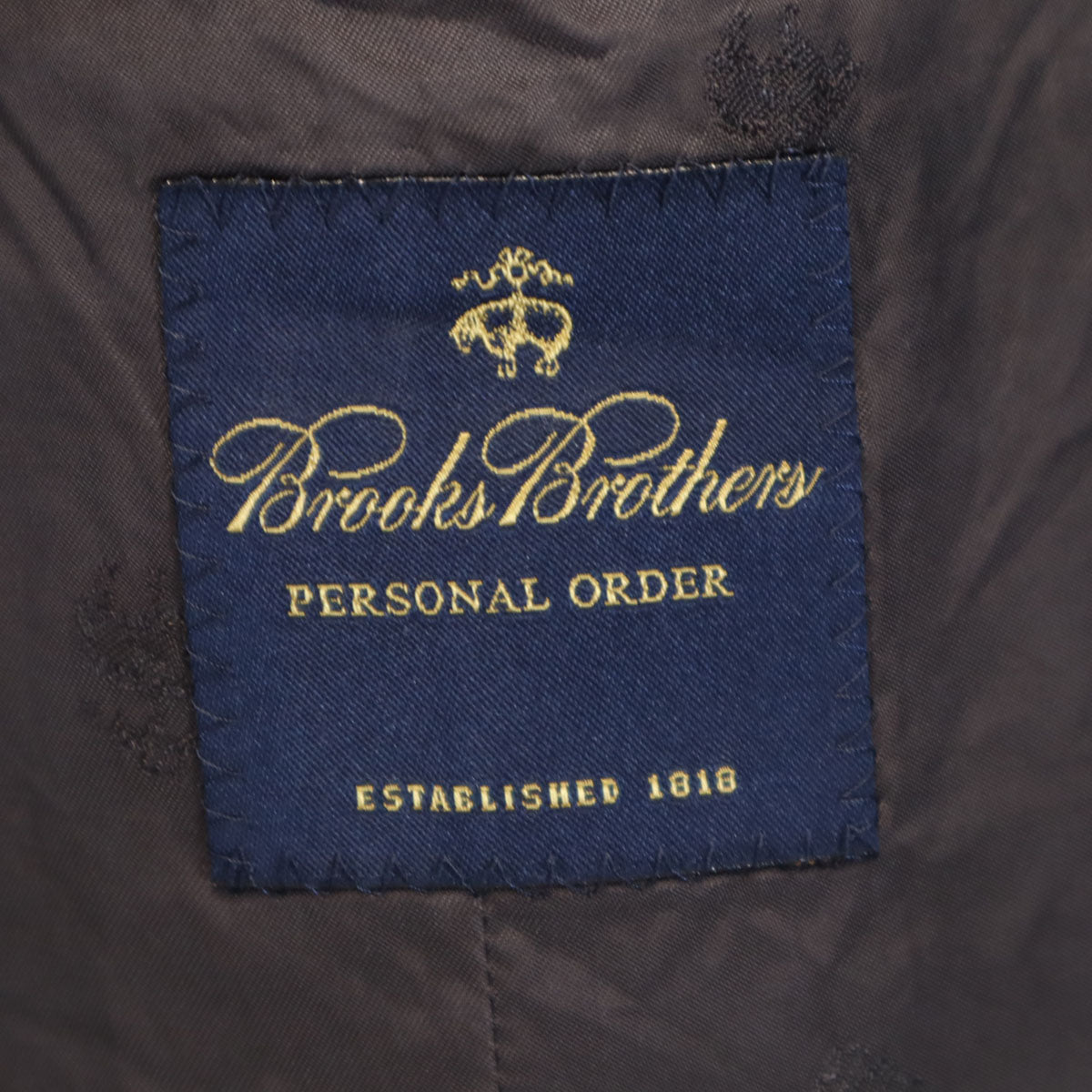 Brooks Brothers ブルックスブラザーズ ストライプ柄 スーツ 上下 セットアップ チャコールグレー メンズ