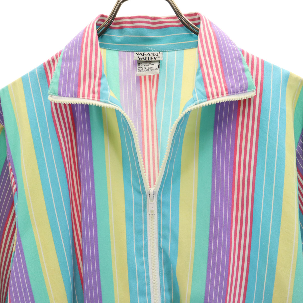 ナパバレー 90s オールド ストライプ柄 コットンジャケット M メンズ