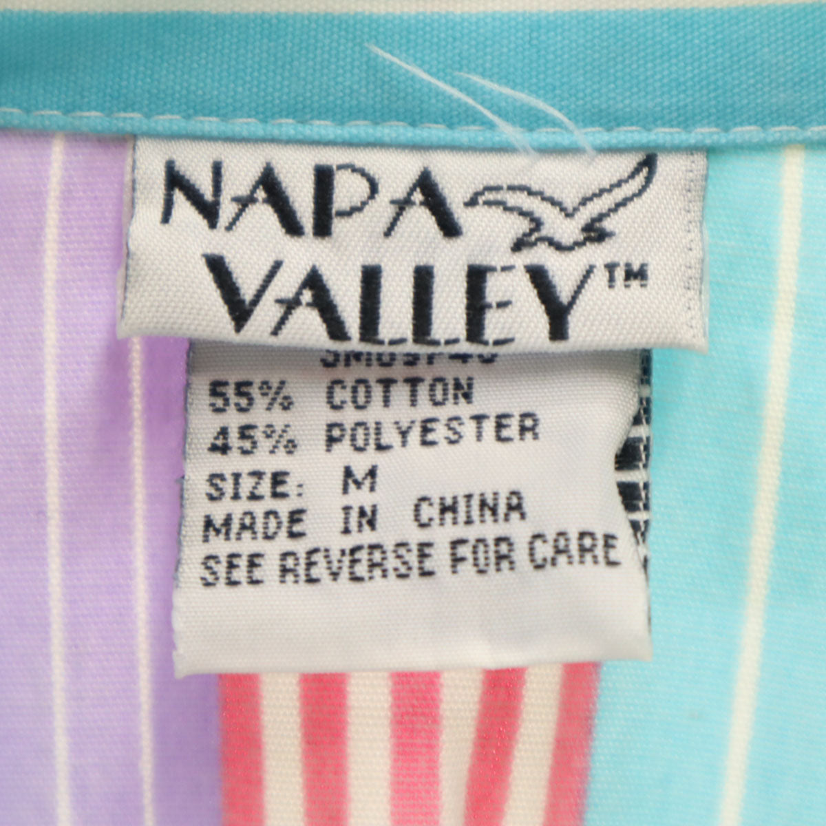 ナパバレー 90s オールド ストライプ柄 コットンジャケット M メンズ