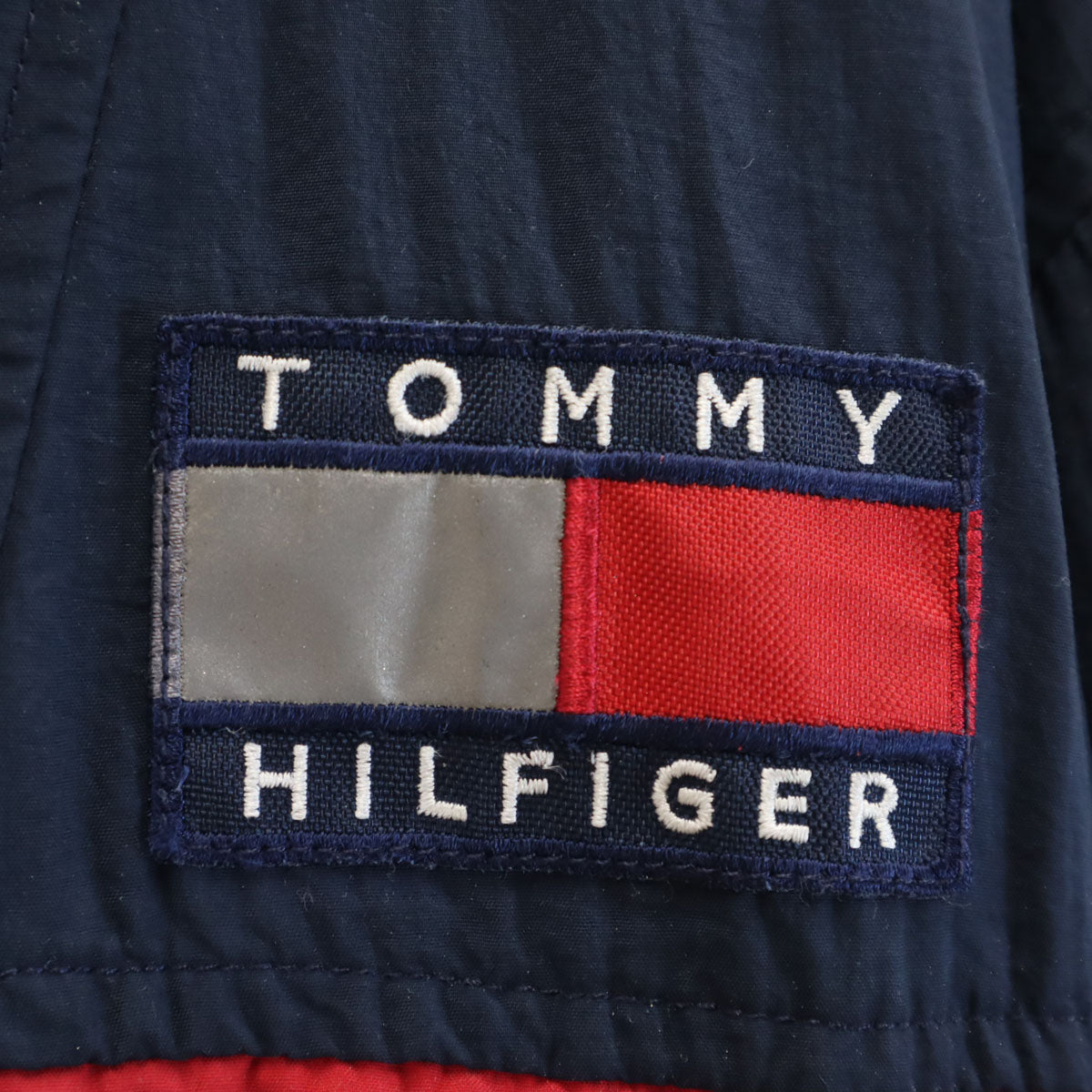 TOMMY HILFIGER トミーヒルフィガー 90s オールド フラッグタグ プルオーバー ナイロンジャケット L フーディー メンズ