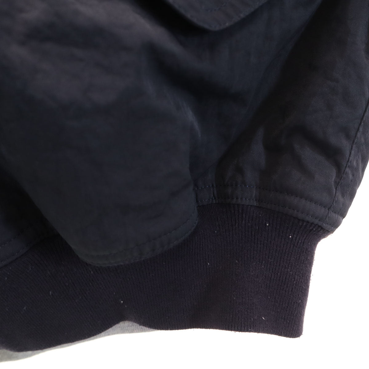 I.S. ISSEY MIYAKE アイエス イッセイミヤケ 80s 日本製 ヴィンテージ 長袖 リバーシブル ジップパーカー 9 ネイビー レディース