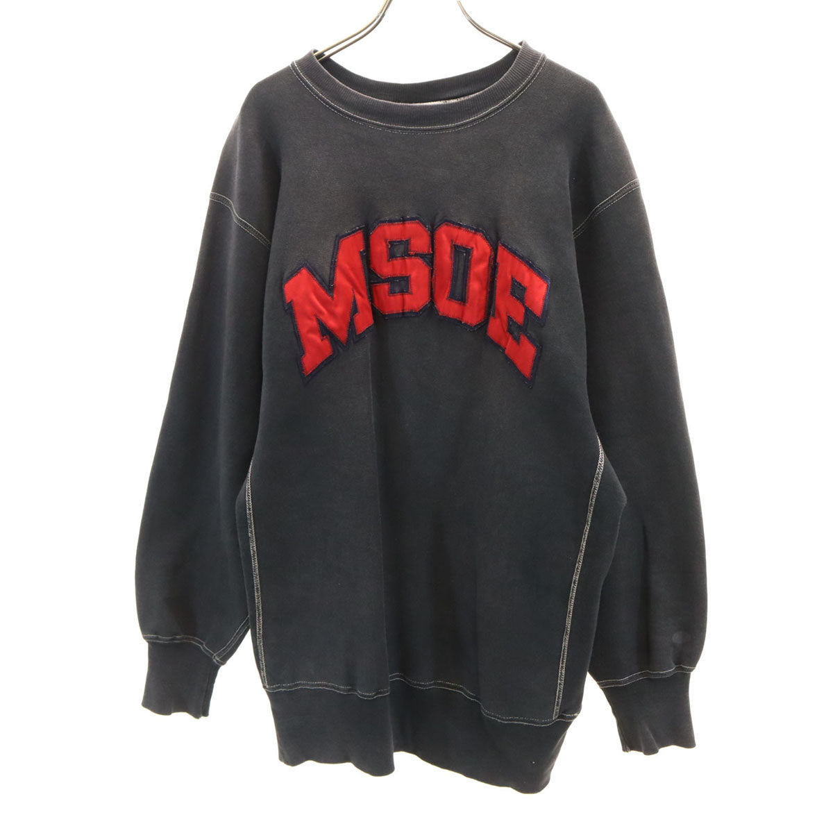 Champion チャンピオン 90s USA製 オールド 刺繍タグ MSOE 長袖 リバースウィーブ スウェット トレーナー XL チャコール 裏起毛 メンズ