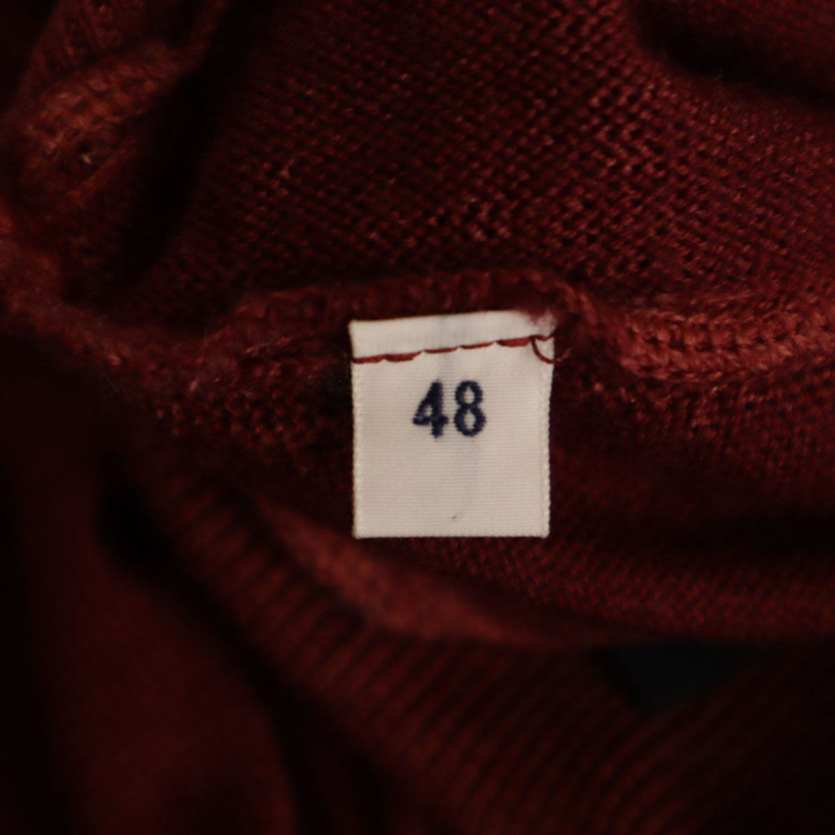 BEAMS F ビームスエフ イタリア製 長袖 タートルネック ニット 48 ボルドー系 セーター メンズ