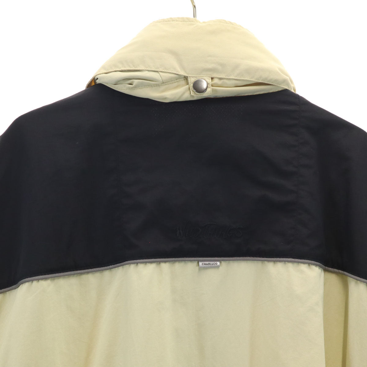 WILDTHINGS ワイルドシングス CHARI&CO チャリアンドコー コラボ ロング マウンテンパーカー L ベージュ メンズ