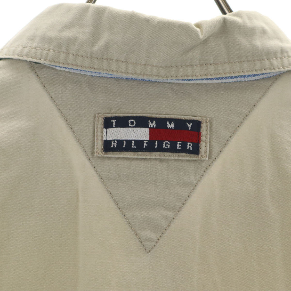 TOMMY HILFIGER トミーヒルフィガー 90s オールド フラッグタグ ブルゾン S ベージュ ジャケット メンズ