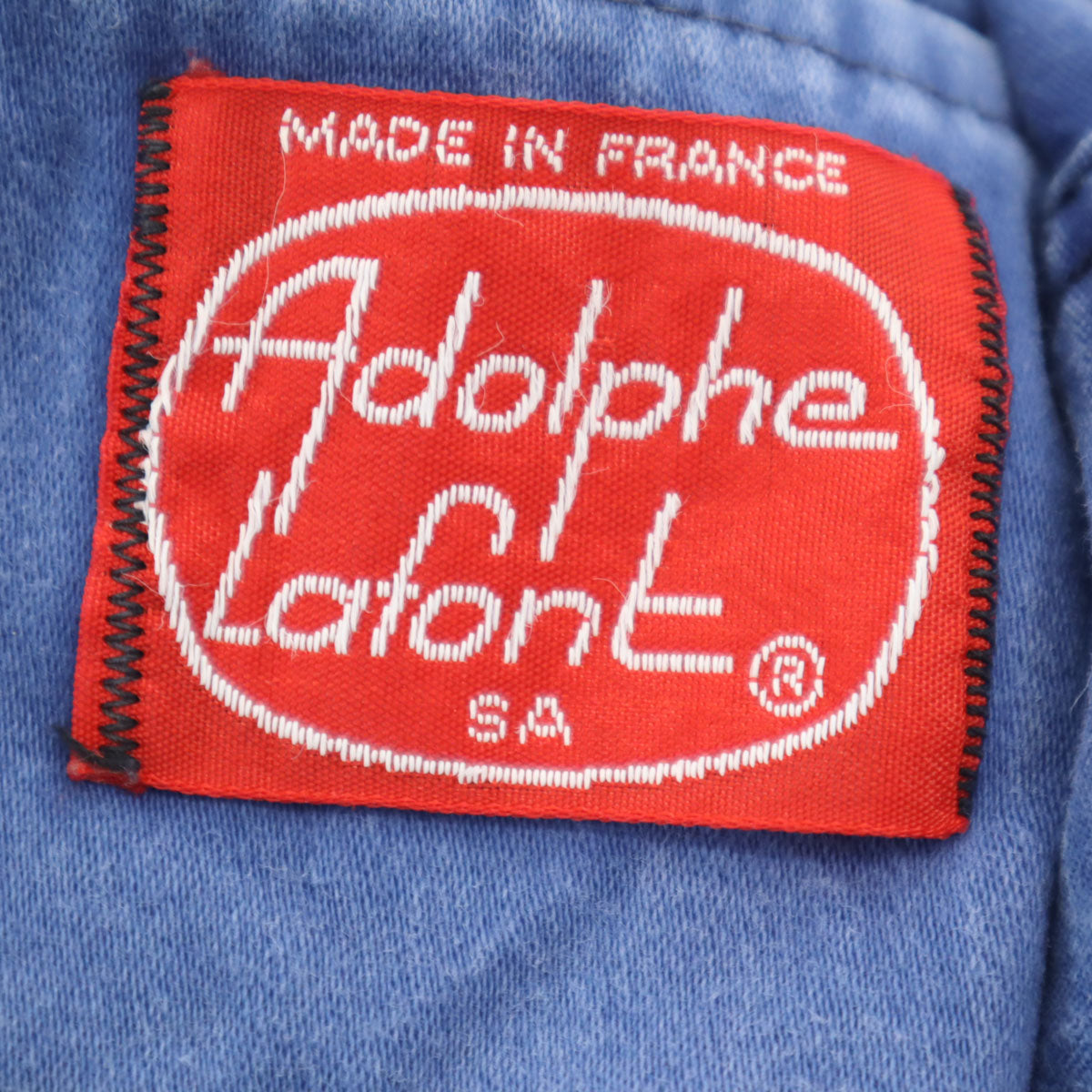 Adolphe Lafont アドルフラフォン 60s フランス製 モールスキン ワークジャケット 44 ブルー メンズ