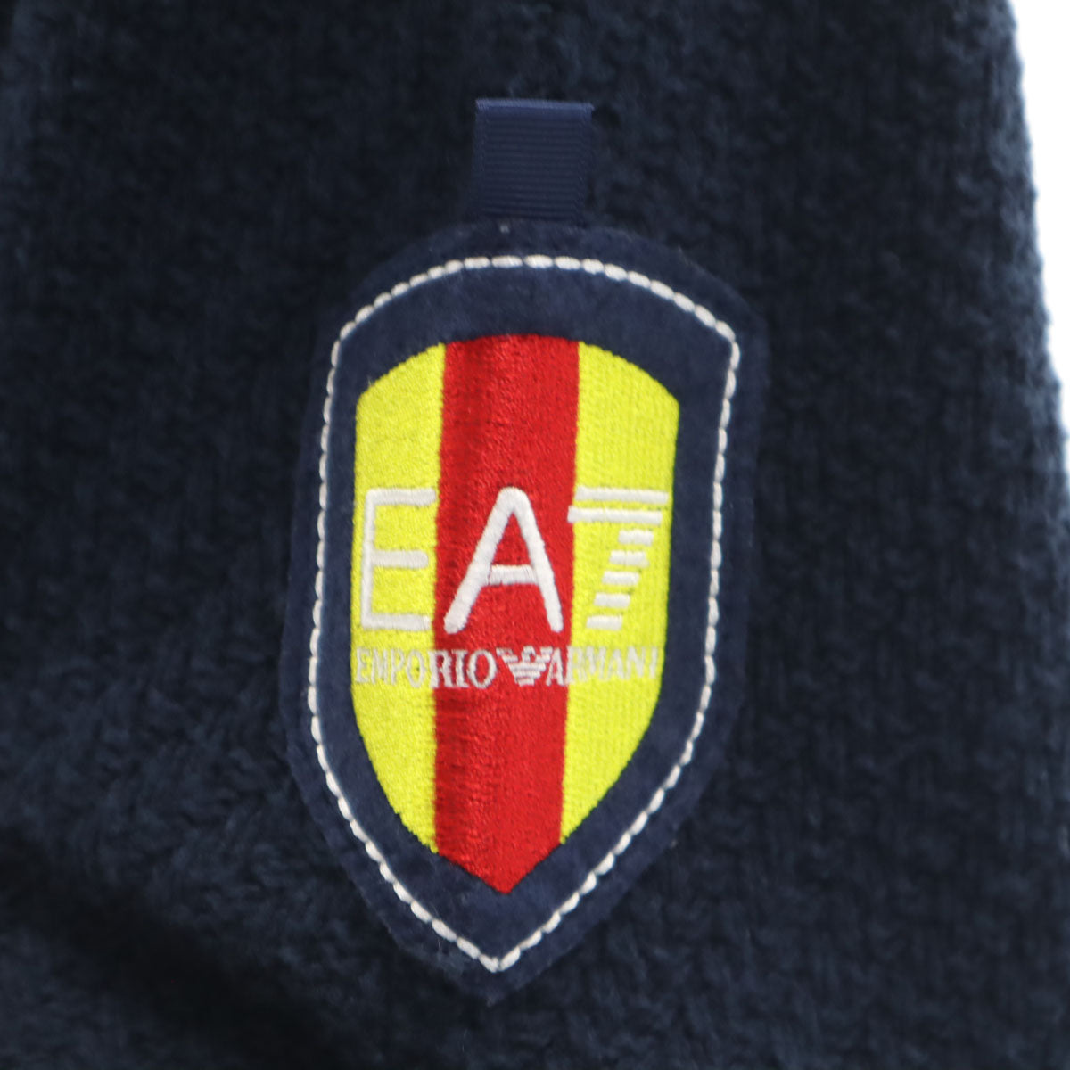 Emporio Armani エンポリオアルマーニ ニットジャケット XXL ネイビー EA7 メンズ