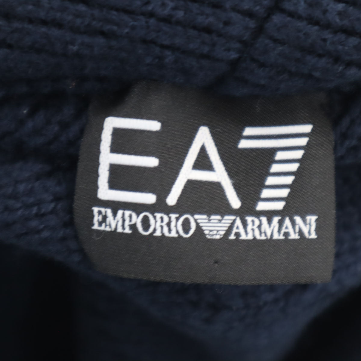 Emporio Armani エンポリオアルマーニ ニットジャケット XXL ネイビー EA7 メンズ