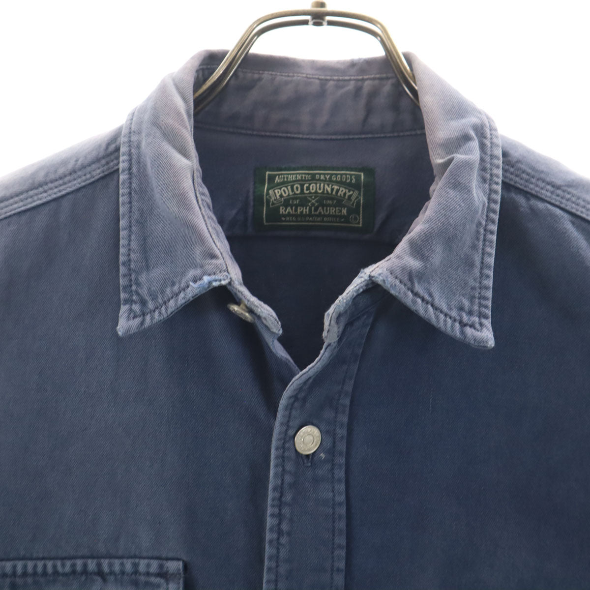 POLO COUNTRY RALPH LAUREN ポロカントリー ラルフローレン 80s 90s オールド シャツジャケット L ネイビー メンズ