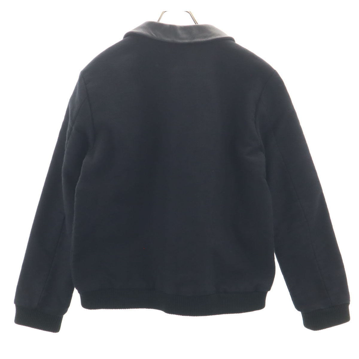 FRANK LEDER フランクリーダー ドイツ製 ジャーマンレザー モールスキン ボンバー ジャケット L ブラック メンズ